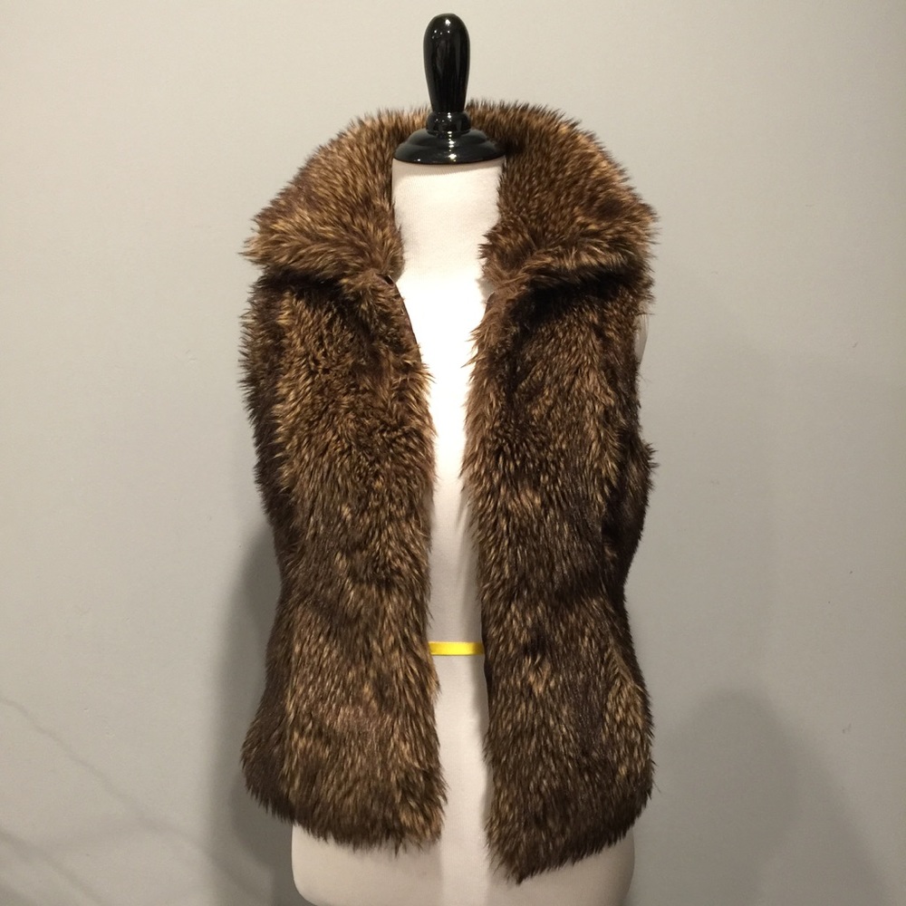 Faux fur vest